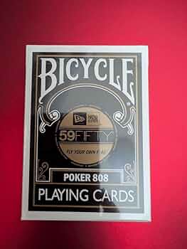 Bicycle 59Fifty トランプ 52枚入り Amazon.co.jp: BICYCLE NEWERA 59FIFTY POKER 808 トランプ